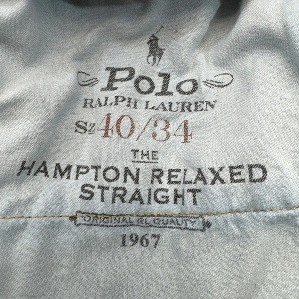 Polo Ralph Lauren Jeans Mens 40 Blue Hampton Relaxed Straight 5 Pocket Preppy